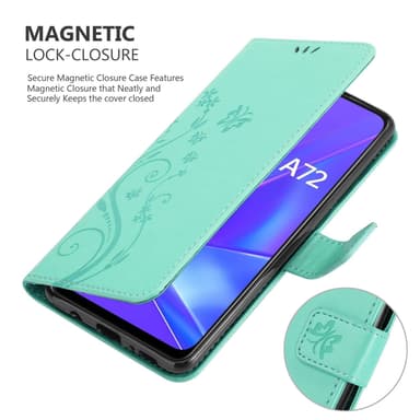 Oppo A72 Pungetui Cover Case (Turkis)