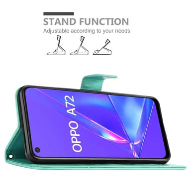 Oppo A72 Pungetui Cover Case (Turkis)