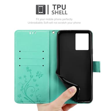 Realme 7 5G Pungetui Cover Case (Turkis)