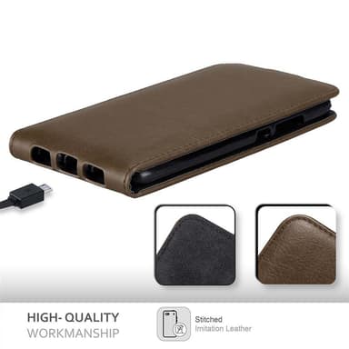 Huawei NOVA PLUS Pungetui Flip Cover (Brun)