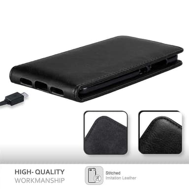 ZTE Blade V8 Pungetui Flip Cover (Sort)