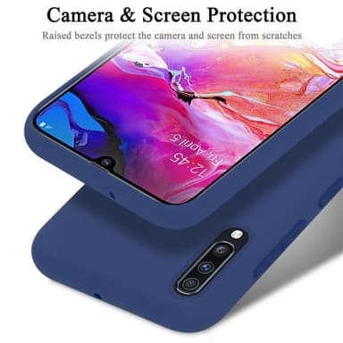 Samsung Galaxy A70 / A70s Cover Etui Case (Blå)