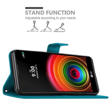 LG X POWER Pungetui Cover Case (Blå)