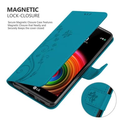 LG X POWER Pungetui Cover Case (Blå)
