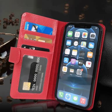 iPhone 13 PRO Pungetui Cover (Rød)
