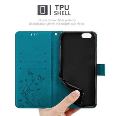 iPhone 6 / 6S Pungetui Cover Case (Blå)