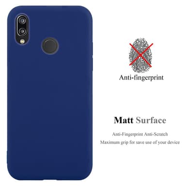 Cover Huawei P20 LITE 2018 / NOVA 3E Etui Case (Blå)