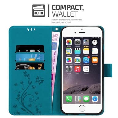 iPhone 6 / 6S Pungetui Cover Case (Blå)