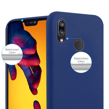 Cover Huawei P20 LITE 2018 / NOVA 3E Etui Case (Blå)