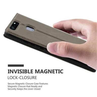 Pungetui Huawei P9 Cover Case (Brun)