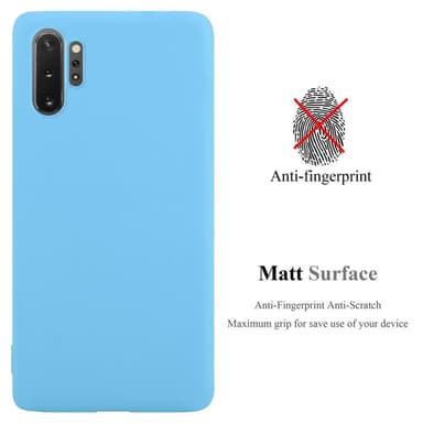 Cover Samsung Galaxy NOTE 10 PLUS Etui Case (Blå)