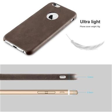 iPhone 6 / 6S Etui Case Cover (Brun)