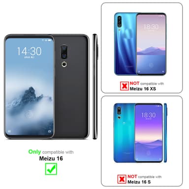 MEIZU 16 Cover Etui Case (Brun)