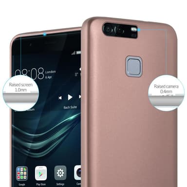 Huawei P9 PLUS Cover Etui Case (Lyserød)