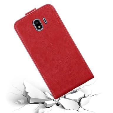Samsung Galaxy J4 2018 Pungetui Flip Cover (Rød)