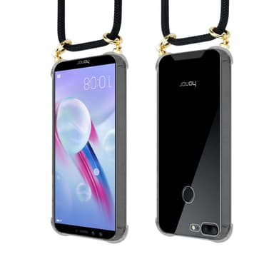 Honor 9 LITE Etui Cover Kæde (Sort)