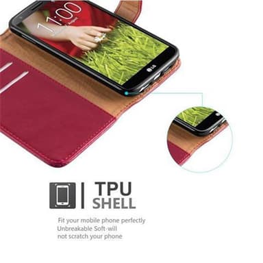 Cover LG G2 Etui Case (Rød)