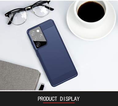 Samsung Galaxy S21 ULTRA Cover TPU Etui (Blå)