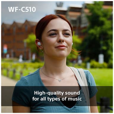 Sony WF-C510 true wireless in-ear høretelefoner (sort)
