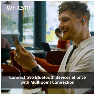 Sony WF-C510 true wireless in-ear høretelefoner (sort)
