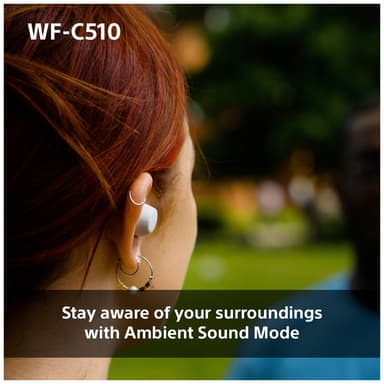 Sony WF-C510 true wireless in-ear høretelefoner (sort)