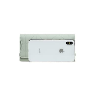 Dame lang pung, pung, kortholder clutch Sort