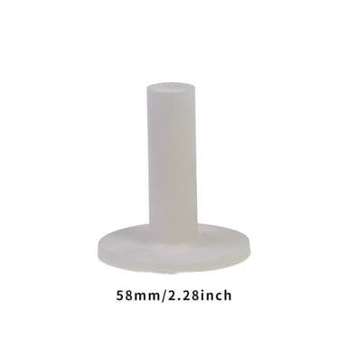 Gummi golf-tees eller driving range-slagmåtter, 3 størrelser 58/68/85 mm 3-pak Hvid