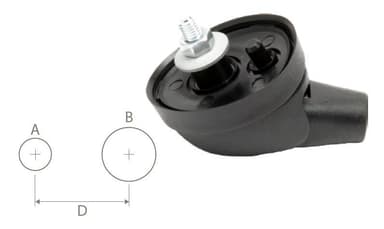 Calearo tagantenne med Ø10,2mm monteringshul
