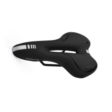 Silikone cykelsadel Sort