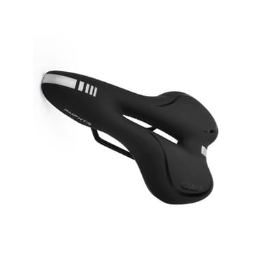 Silikone cykelsadel Sort