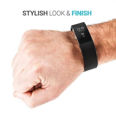 Fitbit Charge 2 armbånd - Sort S