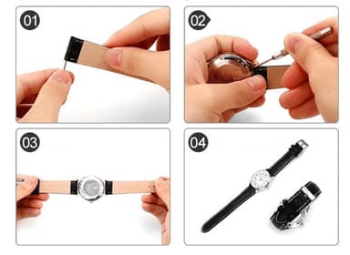 Udskiftning af urrem til Panerai Luminor Brun 22 mm