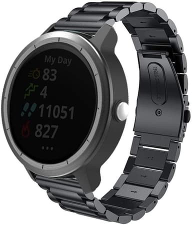 Garmin VivoActive 4 armbånd rustfrit stål Sort