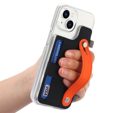 Mobiltelefontaske med kortholder/stativ Sort iPhone 14 Pro Max