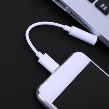 USB-C til 3,5 mm adapter