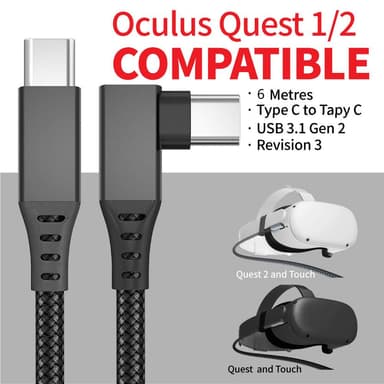 Link kabel USB-C til Oculus Quest 2 6 m