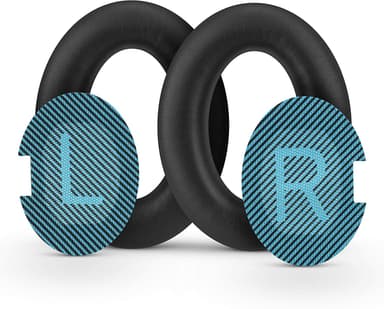 Ørepuder Bose QC35/25/15, AE2, AE 2i, AE 2w, SoundTrue, SoundLink Sort + blå