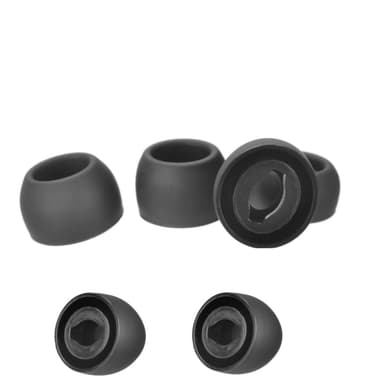 6 par erstatningsørepuder til TWS Samsung Galaxy Buds Pro Sort