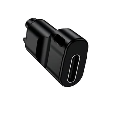 USB-C adapter til opladning af Garmin ur Sort
