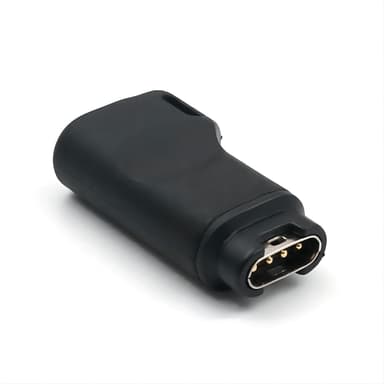 USB-C adapter til opladning af Garmin ur Sort