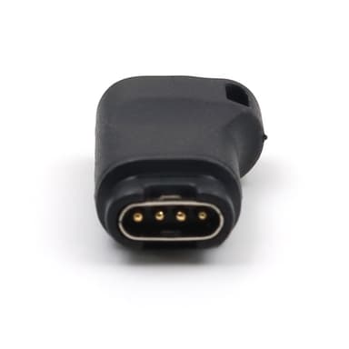 USB-C adapter til opladning af Garmin ur Sort