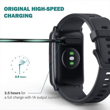 Huawei Watch Fit / Honor / Band / 4X oplader ABS USB Sort