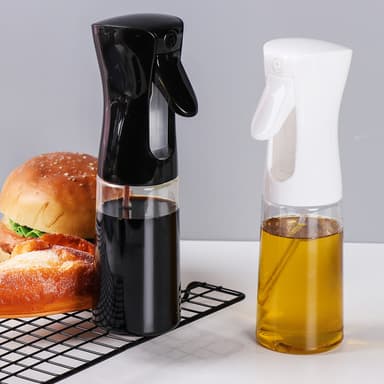Glas sprayflaske til olie 200 ml Sort