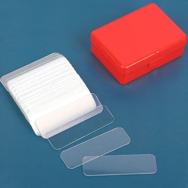 Dobbeltklæbende klistermærker selvklæbende tape Ingen spor Sticky klæbende tape 120 stk. Gennemsigtig