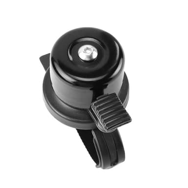 Cykel ringeklokke med Airtag holder Sort 22.2 mm