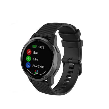 Armbånd Garmin VivoActive 3 / Move / Forerunner (20 mm) TPU Sort