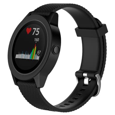 Armbånd Garmin VivoActive 3 / Move / Forerunner (20 mm) TPU Sort