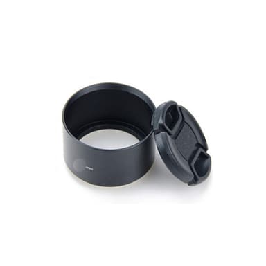 Universal kamera modlysblænde til Canon Nikon Sony Sort 49 mm