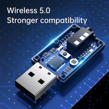 4-i-1 Bluetooth sender/modtager Bluetooth adapter Sort