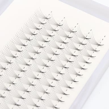 Vippeklaser eyelash extension 6D-D 100-dele Sort 15 mm